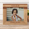 Time Passes And We May Be Apart Personalized Wooden Frame-10" x 8" Brown Horizontal