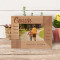Because I Have A Cousin I Will Always Have A Friend Personalized Wooden Frame-5" x 3 1/2" Brown Horizontal