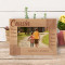 Because I Have A Cousin I Will Always Have A Friend Personalized Wooden Frame-6" x 4" Brown Horizontal