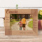 Because I Have A Cousin I Will Always Have A Friend Personalized Wooden Frame-7" x 5" Brown Horizontal