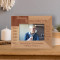 Your Memory Will Forever Be With Us Personalized Wooden Frame-5" x 3 1/2" Brown Horizontal