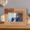 Your Memory Will Forever Be With Us Personalized Wooden Frame-6" x 4" Brown Horizontal
