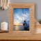 Of Blessed Memory Personalized Wooden Frame 5" x 7" Brown (Vertical)