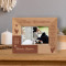 The Memory Of You Will Always Be In Our Hearts Personalized Wooden Frame-5" x 3 1/2" Brown Horizontal