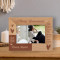 The Memory Of You Will Always Be In Our Hearts Personalized Wooden Frame-6" x 4" Brown Horizontal