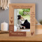 The Memory Of You Will Always Be In Our Hearts Personalized Wooden Frame 5" x 7" Brown (Vertical)
