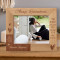 The Memory Of You Will Always Be In Our Hearts Personalized Wooden Frame-10" x 8" Brown Horizontal