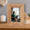 Sometimes When I Am Alone And Lost In Thought Personalized Wooden Frame 4" x 6" Brown (Vertical)