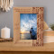 Always On My Mind Forever In My Heart Personalized Wooden Frame 4" x 6" Brown (Vertical)