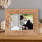 Not A Day Goes By When You Are Not Loved And Missed Personalized Wooden Frame-7" x 5" Brown Horizontal