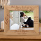 Not A Day Goes By When You Are Not Loved And Missed Personalized Wooden Frame-10" x 8" Brown Horizontal