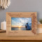 When Someone You Love Becomes A Memory Personalized Wooden Frame-6" x 4" Brown Horizontal