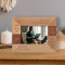 No Longer By My Side Personalized Wooden Frame-5" x 3 1/2" Brown Horizontal