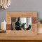 No Longer By My Side Personalized Wooden Frame-6" x 4" Brown Horizontal