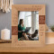 No Longer By My Side Personalized Wooden Frame 5" x 7" Brown (Vertical)