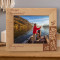 My Memory Loves You Personalized Wooden Frame-10" x 8" Brown Horizontal