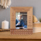 It's Hard To Forget Someone Personalized Wooden Frame 3 1/2" x 5" Brown (Vertical)
