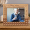 It's Hard To Forget Someone Personalized Wooden Frame-10" x 8" Brown Horizontal