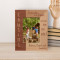 Friends Are Forever, Cousins Are For Life Personalized Wooden Frame 3 1/2" x 5" Brown (Vertical)