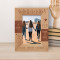 Cousins By Blood Friends By Choice Personalized Wooden Frame 4" x 6" Brown (Vertical)