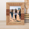 Cousins By Blood Friends By Choice Personalized Wooden Frame 5" x 7" Brown (Vertical)