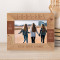 Cousins By Blood Friends By Choice Personalized Wooden Frame-7" x 5" Brown Horizontal