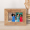 Cousins Are Connected Heart To Heart Personalized Wooden Frame-6" x 4" Brown Horizontal