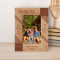Our Pictures May Fade But Our Memories Won't Personalized Wooden Frame 4" x 6" Brown (Vertical)