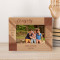 Our Pictures May Fade But Our Memories Won't Personalized Wooden Frame-6" x 4" Brown Horizontal