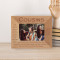 Cousins Are People That Are Premade Friends Personalized Wooden Frame-5" x 3 1/2" Brown Horizontal
