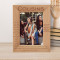 Cousins Are People That Are Premade Friends Personalized Wooden Frame 5" x 7" Brown (Vertical)