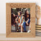 Cousins Are People That Are Premade Friends Personalized Wooden Frame 8" x 10" Brown (Vertical)
