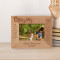 No Matter What Challenges Might Carry Us Apart Personalized Wooden Frame-5" x 3 1/2" Brown Horizontal