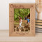 No Matter What Challenges Might Carry Us Apart Personalized Wooden Frame 5" x 7" Brown (Vertical)