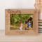 No Matter What Challenges Might Carry Us Apart Personalized Wooden Frame-7" x 5" Brown Horizontal