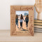 Love Still Keeps Us Together Personalized Wooden Frame 4" x 6" Brown (Vertical)