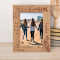 Love Still Keeps Us Together Personalized Wooden Frame 5" x 7" Brown (Vertical)