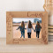 Love Still Keeps Us Together Personalized Wooden Frame-7" x 5" Brown Horizontal
