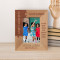 Your Family Is The Best Team You Could Ever Have Personalized Wooden Frame 3 1/2" x 5" Brown (Vertical)