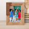 Your Family Is The Best Team You Could Ever Have Personalized Wooden Frame 5" x 7" Brown (Vertical)
