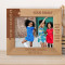 Your Family Is The Best Team You Could Ever Have Personalized Wooden Frame-10" x 8" Brown Horizontal