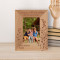 Cousins Are A Little Bit Of Childhood That Can Never Be Lost Personalized Wooden Frame 3 1/2" x 5" Brown (Vertical)