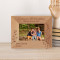 Cousins Are A Little Bit Of Childhood That Can Never Be Lost Personalized Wooden Frame-5" x 3 1/2" Brown Horizontal