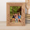 Cousins Are A Little Bit Of Childhood That Can Never Be Lost Personalized Wooden Frame 5" x 7" Brown (Vertical)