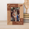 Cousins Are More Than Cousins Personalized Wooden Frame 4" x 6" Brown (Vertical)