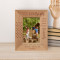 Treasure Your Cousins Personalized Wooden Frame 3 1/2" x 5" Brown (Vertical)