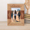 Born Cousins, Become Best Friends Personalized Wooden Frame 4" x 6" Brown (Vertical)