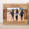Born Cousins, Become Best Friends Personalized Wooden Frame-10" x 8" Brown Horizontal