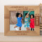 A Grandparents House Is Where Cousins Become Best Fiends Personalized Wooden Frame-10" x 8" Brown Horizontal