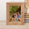 Having Cousins Is A True Blessing Because They Are Best Friends Personalized Wooden Frame 5" x 7" Brown (Vertical)